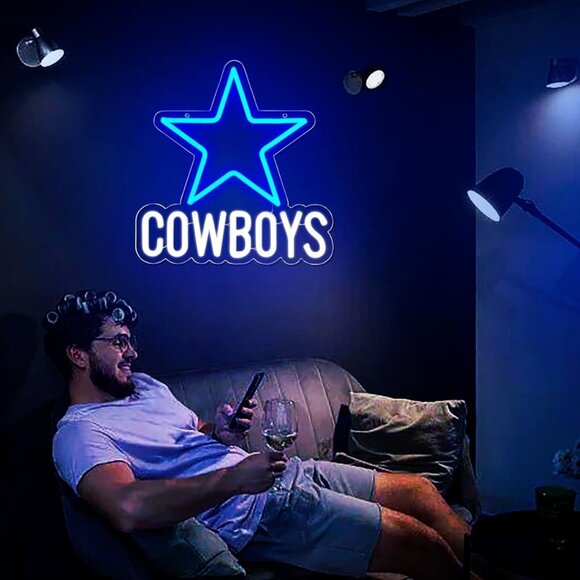 DALLAS COWBOY STAR NEON LED SIGN - Picture 3 of 5